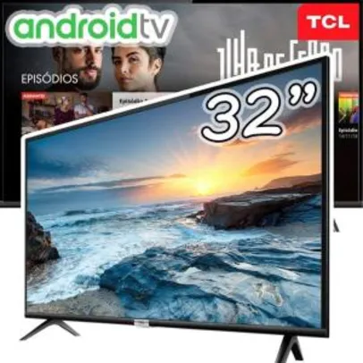 Smart TV LED 32" Android TCL 32s6500 HD com Conversor Digital Wi-Fi Bluetooth