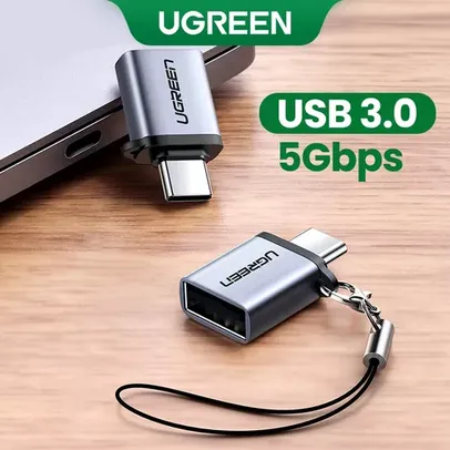 Adaptador Ugreen USB C 3.0 Thunderbold 3-CANO OTG macbook Air