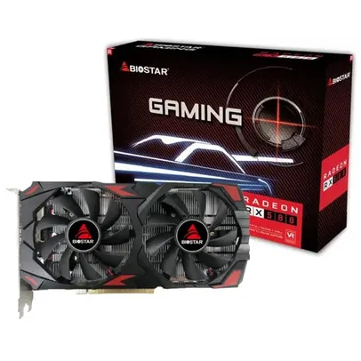 Placa de Vídeo Biostar AMD Radeon RX 580 8GB