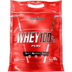 Whey 100% Pure Refil (900G), Integralmédica - Sabor Cookies