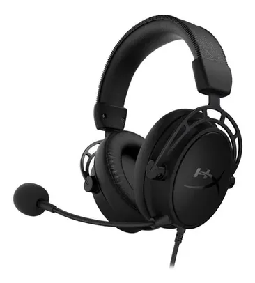 Headset over-ear gamer HyperX Cloud Alpha S HX-HSCAS blackout