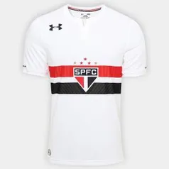 Camisa São Paulo I 17/18 s/nº Torcedor Under Armour Masculina - Branco TAM. GG e EGG por R$ 81