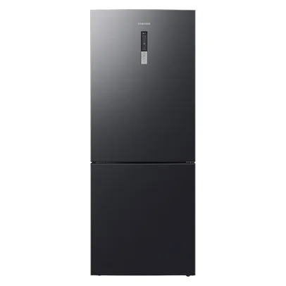 Geladeira Samsung Duplex Inverse BAROSA RL4353 com Smart Sensor e Rack para Vinho 435L Black Inox