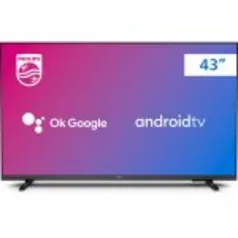 Smart TV Philips 43 LED FullHD Android TV 43PFG6917/78 Dolby Atmos Dolby Digital