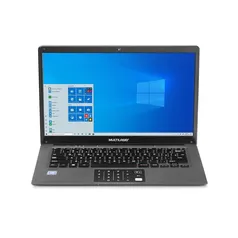 [AME R$640] Notebook Multilaser PC134 Legacy Cloud Intel Atom-Z8350 2GB 64GB W10 14" Cinza