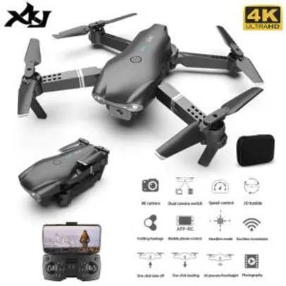 Drone XKJ S602 4K HD Dual Câmera Dobrável | R$173