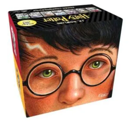 Box Harry Potter 20 anos Capa Dura - R$246