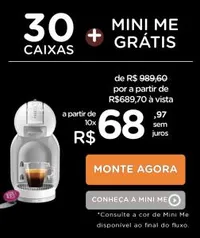 30 caixas de capsula = dolce gusto mini me gratis