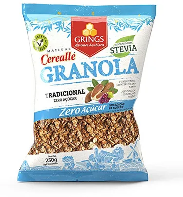 [LEVE 10 E SAI 5,15UN] Cerealle Granola Tradicional Zero Grings 250g