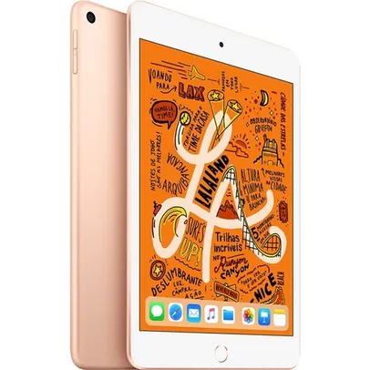 [AME R$ 2782] iPad mini Apple (Wi-Fi) 256GB Dourado