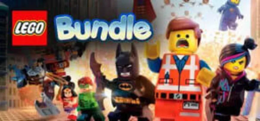 LEGO Bundle - Pacote de 5 jogos com 80% de desconto | R$36