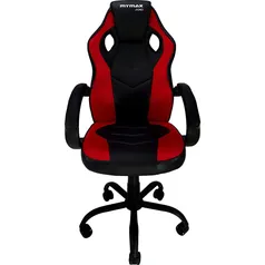 Cadeira Gamer MX0 Giratoria Preto/Vermelho - mymax