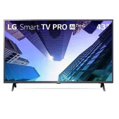 Smart TV 43" LG PRO, Full HD, Bluetooth, WebOS 4.5, Virtual Surround Plus, 3 HDMI, 2 USB-43LM631C0SB