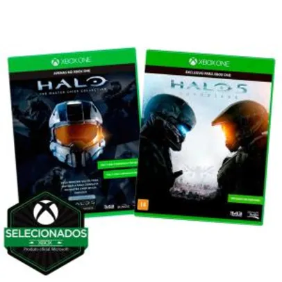 Combo Halo com 5 Jogos - Halo The Master Chief Collection + Halo 5