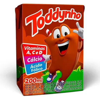 (Levando 12) Bebida Láctea Uht Chocolate Toddynho Caixa 200Ml