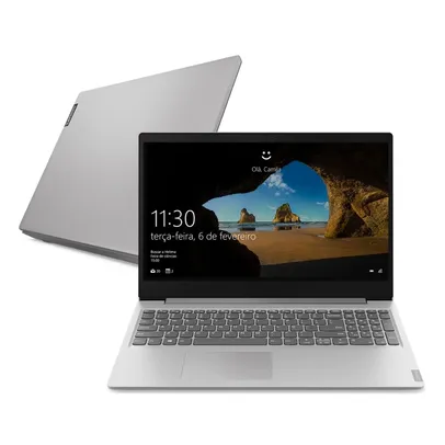 Notebook Lenovo Ideapad S145 R5 12GB 1TB W10 15.6" - Prata | R$2936