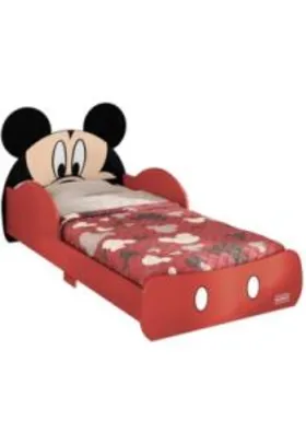 Minicama Pura Magia Mickey Disney Vermelha e Preta R$ 247