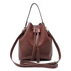 Bolsa Saco Feminina Alça Removível Linda Willibags (Caramelo)