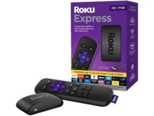 [PRIME] Roku Express - Streaming player Full HD | R$200