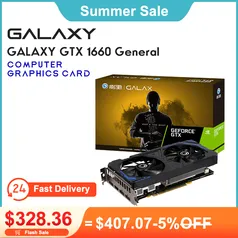 Placa de vídeo GALAX GTX 1660 SUPER 6gb