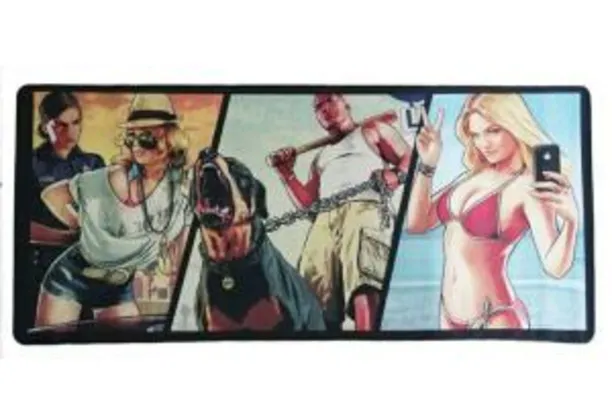 Mouse Pad Gigante 90x40 GTA Exbom | R$46