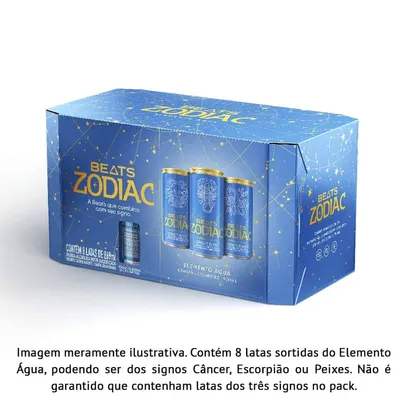 Pack Beats Zodiac Elemento Água (8 unidades) | R$16
