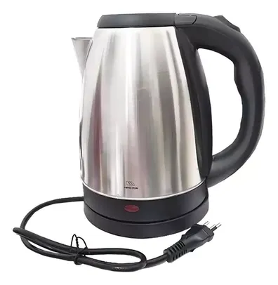 Chaleira Elétrica 1.8l Desligamento Automático Mimo Style Cor Inox/preto 110v e 220v