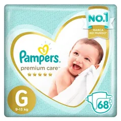 Fralda Pampers Premium Care G - Fralda Descartável - Magazine Luiza