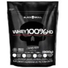 Whey 100% Hd Refil 900g Black Skull Sabor Baunilha