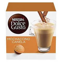 (REC/50% off 2° unidade/ SUPER R$12,58) Nescafé Dolce Gusto Mochacinno Canela 10 Cápsulas