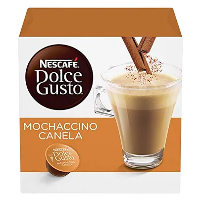 (REC/50% off 2° unidade/ SUPER R$12,58) Nescafé Dolce Gusto Mochacinno Canela 10 Cápsulas