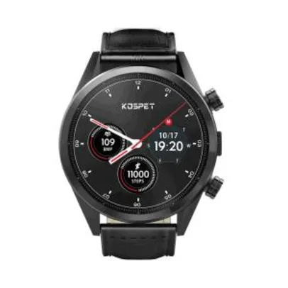 Smart Watch Kospet Lite 4G-LTE 1.39' AMOLED Ceramic Case 1+16G 8.0MP WIFI GPS/GLONASS Android7.1.1 - R$430