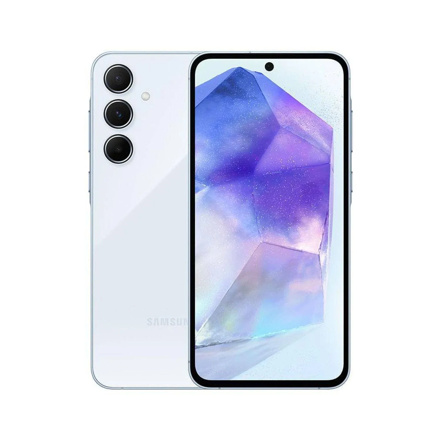 Imagem do produto Celular Samsung Galaxy A55 5G, Câmera Tripla Até 50MP, Tela 6.6 , 128GB, Azul Claro