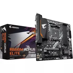 Placa Mãe GIGABYTE B550M AORUS ELITE - Micro ATX - AMD AM4