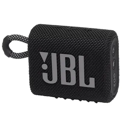 [Regional] REEMBALADO: Caixa de Som Portátil JBL GO 3 com Bluetooth e 