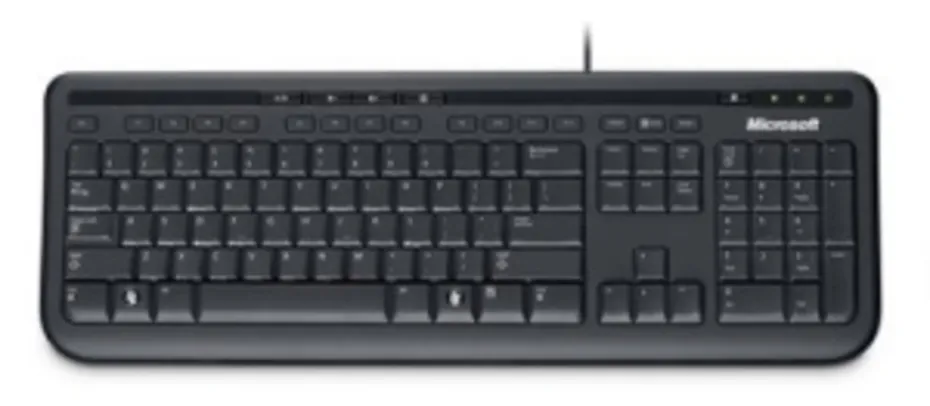 [Saraiva] Teclado Microsoft Wired Keyboard 600 por R$ 47