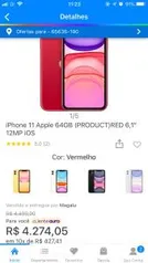 [Cliente Ouro] iPhone 11 Apple 64GB | R$4274