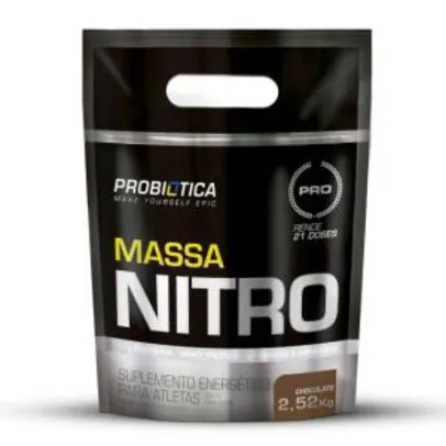 Hipercalórico Massa Nitro Refil Pouch Probiótica 2,52kg