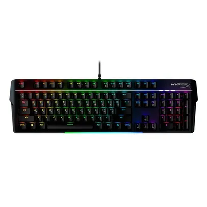 Teclado Mecânico Gamer HyperX Alloy MKW100, RGB, Switch Red, Full Size, US, Preto - 4P5E1AA#ABA