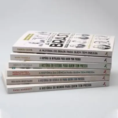(BAIXOU) Kit 6 Livros | Histórias Para Quem Tem Pressa