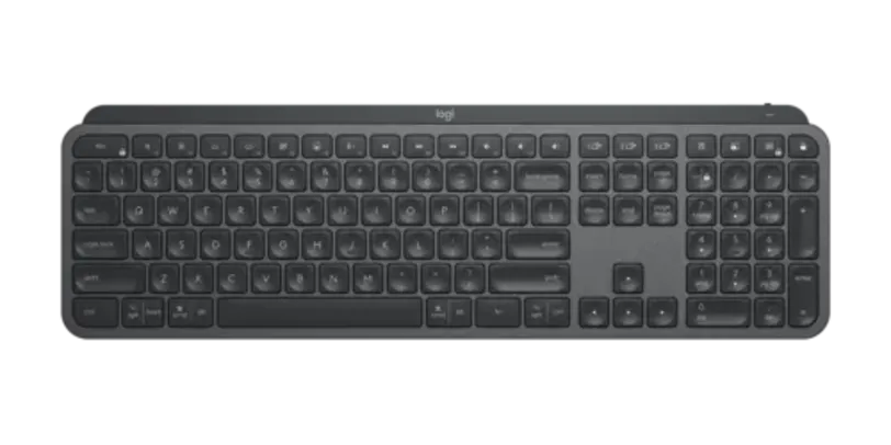 Teclado Logitech MX Keys - Sem fio, Retroiluminado