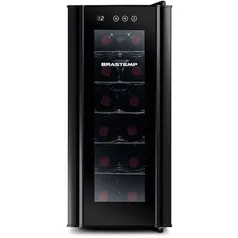 [Com Cashback R$ 499] Adega de Vinhos Brastemp 12 Garrafas BZC12BE All Black 