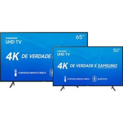 [CC Shoptime/AME R$ 4376 ] Smart TV LED 65 '' 65RU7100 e 50' 50RU7100  por R$ 4973