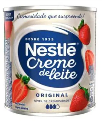 [APP + Cliente Ouro] Creme de Leite Lata Nestlé - 300g | R$4,74