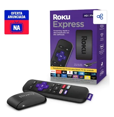 ROKU Express - Dispositivo de Streaming Full HD - Preto