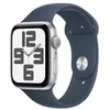 Imagem do produto Apple Watch Se (GPS 44 mm) Caixa Prateada De Alumínio Pulseira Esportiva azul-tempestade - Mg