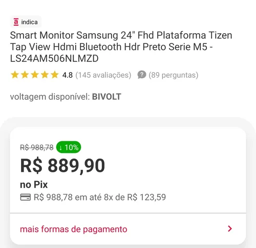 Imagen na descrição da promoção