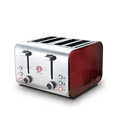 Torradeira 4 Pães 1500W, 127V, MasterChef TO2004V/01, Vermelho