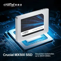 (Cupom + Moedas) SSD Crucial MX500 1TB