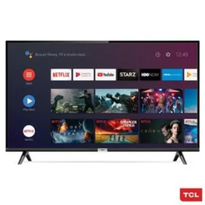 Smart TV TCL LED HD 32" com HDR, Modo Cinema, Google Assistant e Wi-Fi - 32S6500